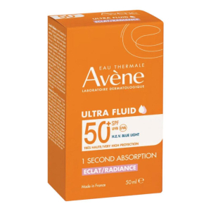 Eau thermale avene solare ultra fluid luminosità spf 50+ 50 ml