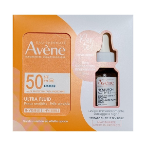 Eau thermale avene solare ultra fluid spf50 50 ml + hyaluron active b3 siero 10 ml