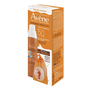 Eau thermale avène spray solare spf50+ bambino 200ml + borsa porta giochi avene (pierre fabre it.)