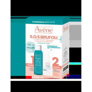 Eau thermalve avene comedomed kit pelle acneica comedomed contrato 30 ml + cleanance gel detergente 100 ml