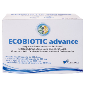 ecobiotic advance 60tav+60 capsule bugiardino cod: 979021704 