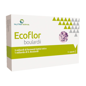 ecoflor boulardii 10 capsule bugiardino cod: 970488781 