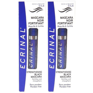 Acquista Online ecrinal mascara rinforzante nero 8 ml 2x8 ml e Cerca l'offerta più bassa