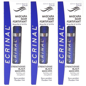 Acquista Online ecrinal mascara rinforzante nero 8 ml 3x8 ml e Cerca l'offerta più bassa