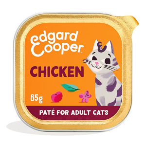 Edgard cooper cat feed me real pat? per gatti adulti gusto pollo 85 g