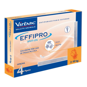 effipro spot-on 4 pipette 0,67 ml cani da bugiardino cod: 104070014 