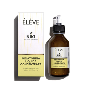 Élève niki melatonina liquida concentrata integratore per il riposo notturno gocce orali 100ml