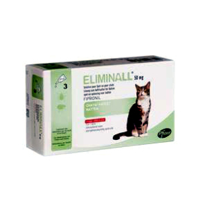 eliminall spoton 3 pipette gatti 50 mg bugiardino cod: 104315027 