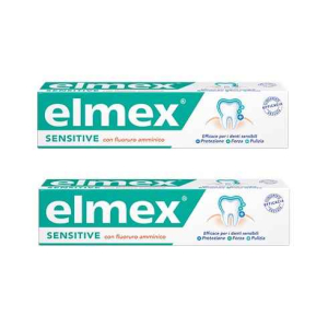 elmex dentifricio sensitive 2x100ml bugiardino cod: 978448456 