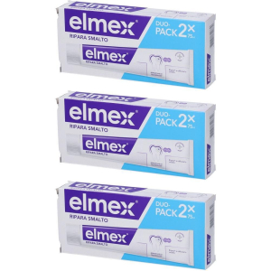 Acquista Online elmex dentifricio ripara smalto duo pack 3x150 ml e Cerca l'offerta più bassa