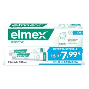 elmex dentif sensitive tp 2pz bugiardino cod: 985823095 