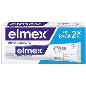 Elmex ripara smalto dentifricio rinforzante denti sensibili bipack 2x75ml