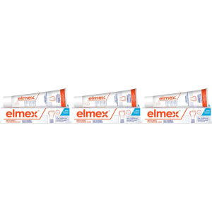 Acquista Online elmex® senza mentolo set da 3 3x75 ml dentifricio e Cerca l'offerta più bassa