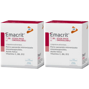 Acquista Online emacrit set da 2 2x30 pz stick e Cerca l'offerta più bassa