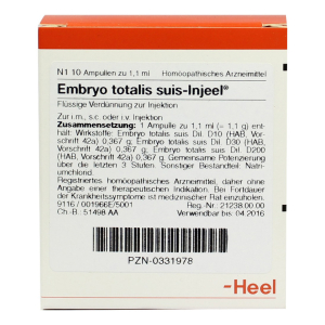 EMBRYO TOTALIS SUIS 10F HEEL