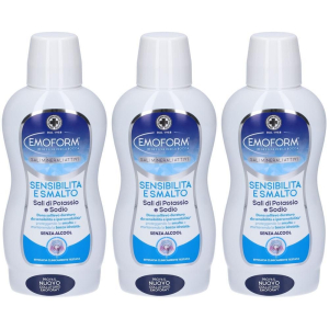 Acquista Online emoform collutorio sensibilità e smalto 3x400 ml e Cerca l'offerta più bassa