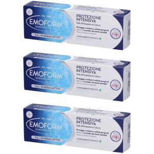 Acquista Online emoform dentifricio protezione intensiva 3x75 ml e Cerca l'offerta più bassa
