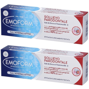Acquista Online emoform dentifricio sollievo parodontale 2x75 ml e Cerca l'offerta più bassa