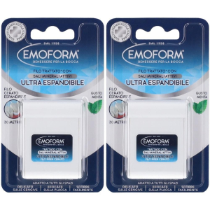 Acquista Online emoform filo interdentale ultra espandibile 2x1 st e Cerca l'offerta più bassa