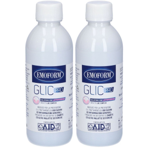 Acquista Online emoform glic pro set da 2 2x300 ml collutorio e Cerca l'offerta più bassa