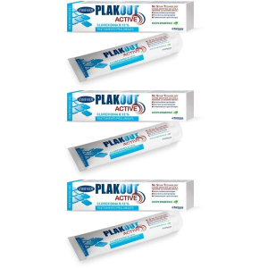 Acquista Online emoform® plak out® active dentifricio 0,12% 3x75 ml gel dentale e Cerca l'offerta più bassa