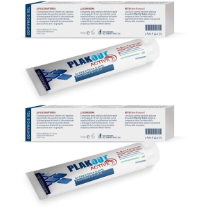 Acquista Online emoform®plak out® active dentifricio 0,20% 2x75 ml gel dentale e Cerca l'offerta più bassa