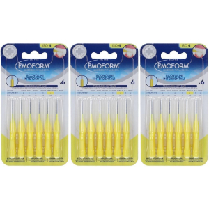Acquista Online emoform scovolini interdentali giallo misura iso 4 3x1 st e Cerca l'offerta più bassa
