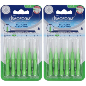 Acquista Online emoform scovolino iso 0 verde 6 pezzi 1 st e Cerca l'offerta più bassa