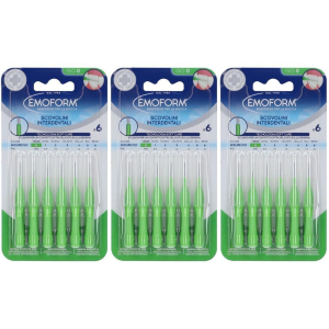 Acquista Online emoform scovolino iso 0 verde 6 pezzi 1 st e Cerca l'offerta più bassa