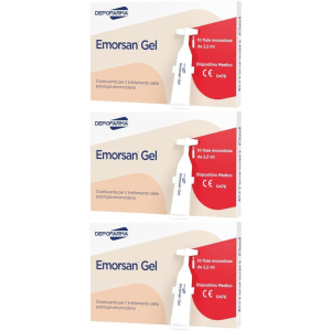 Acquista Online Emorsan Gel 10 Fiale Monodose da 2,2 ml 3x22 ml e Cerca l'offerta più bassa