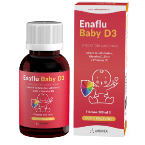 Enaflu baby d3 integratore per sistema immunitario dei bambini soluzione orale 100ml
