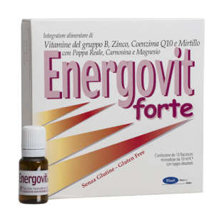 energovit forte 10 flaconi bugiardino cod: 906024169 