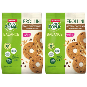 Acquista Online enervit enerzona frollini integrale gocce cioccolato set da 2 2x250 g e Cerca l'offerta più bassa