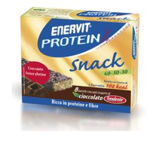 enervit protein snack al cioccolato fondente bugiardino cod: 910845344 