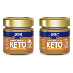 Acquista Online enervit protein cream keto caramello salato 2x180 g e Cerca l'offerta più bassa