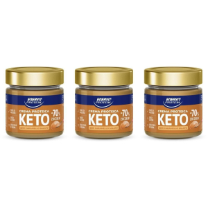 Acquista Online enervit protein cream keto caramello salato 3x180 g e Cerca l'offerta più bassa
