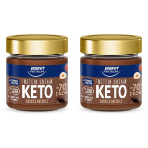 Acquista Online enervit protein keto crema cioccolato set da 2 2x180 g e Cerca l'offerta più bassa