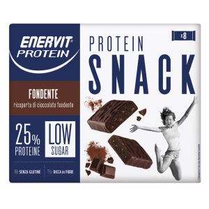 Acquista Online enervit protein snack fondente low sugar astuccio 8 x 27 g e Cerca l'offerta più bassa