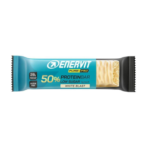 Acquista Online enervit pure-pro 50% protein bar white blast 5x55 g e Cerca l'offerta più bassa