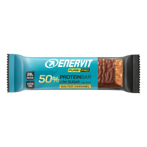 Acquista Online enervit pure pro bar 50% salted caramel 55 g e Cerca l'offerta più bassa