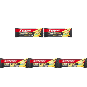 Acquista Online enervit® sport competition bar banana-vanilla flavour set da 5 5x30 g e Cerca l'offerta più bassa