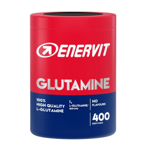 Enervit sport glutamine integratore per il recupero muscolare polvere orale 400 grammi