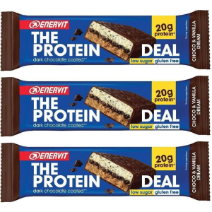 Acquista Online enervit® the protein deal bar choco & vanilla dream 3x55 g e Cerca l'offerta più bassa