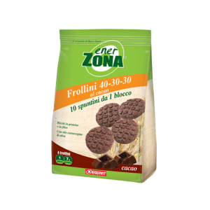 enerzona frollini cacao 250g bugiardino cod: 910844442 