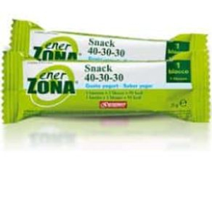 enerzona snack yogurt box 30 barrette bugiardino cod: 910823018 