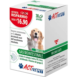 Acquista Online enteriumpet cani e gatti 30 compresse mangime complementare per benessere intestinale e flora batterica e Cerca l'offerta più bassa
