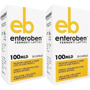 Acquista Online enteroben 100mld 20 capsule vegetali 2x20 pz e Cerca l'offerta più bassa