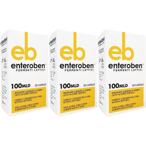 Acquista Online enteroben 100mld 20 capsule vegetali 3x20 pz e Cerca l'offerta più bassa