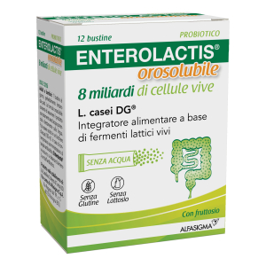 enterolactis orosolubile 12bus bugiardino cod: 986496659 