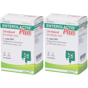 Acquista Online enterolactis plus set da 2 2x42 g polvere per soluzione orale e Cerca l'offerta più bassa